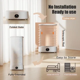 HomeDry SmartFold Opvouwbare Stoomdroogkast
