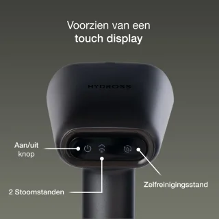 Hydross Handstomer grijs inclusief 2 opzetborstels