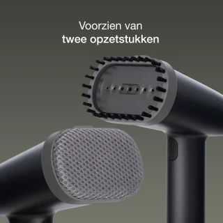 Hydross Handstomer grijs inclusief 2 opzetborstels
