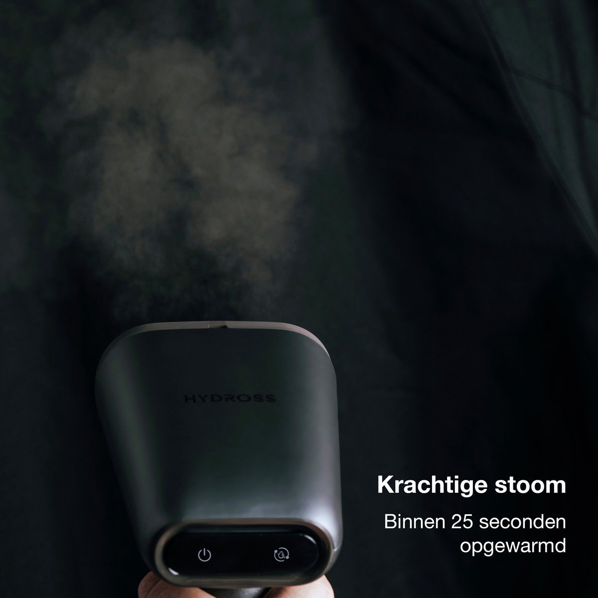 Hydross Handstomer grijs inclusief 2 opzetborstels
