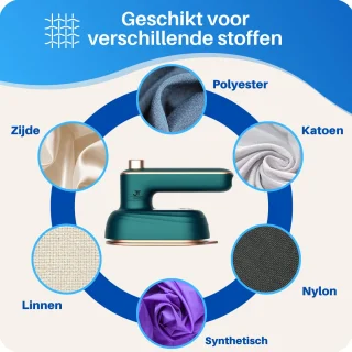 JT Products Luxe Reisstrijkijzer Groen