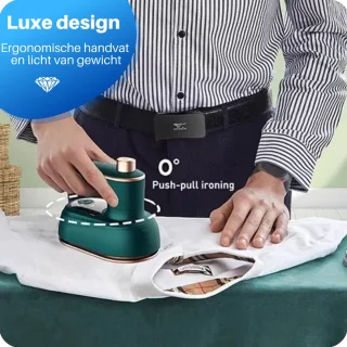 JT Products Luxe Reisstrijkijzer Groen