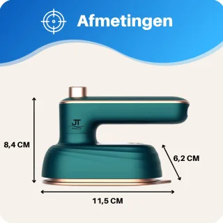 JT Products Luxe Reisstrijkijzer Groen