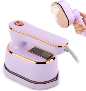 Kavo reisstrijkijzer mini handstomer paars