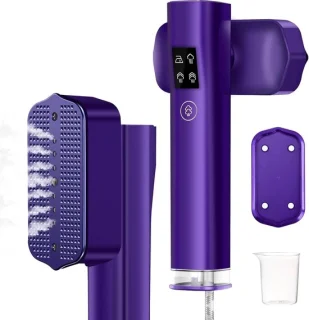 Kavo reisstrijkijzer mini handstomer paars