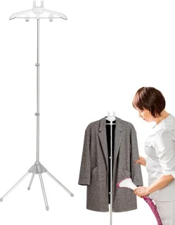 Kleding steamer rek grijs