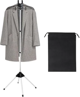 Kleding stoomhanger zwart