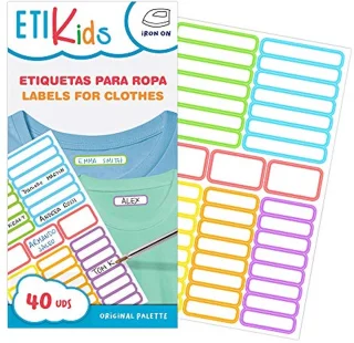 Kledingetiketten kinderen - 40 vinyllabels