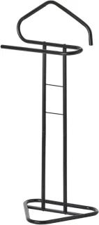 Kledinghanger Butler met broekhanger 45x110x36 cm zwart