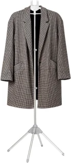 Kledinghanger Stoomrek - Stoomhanger Kleding - Kleding Stomen - Verstelbare Hoogte - 155 cm - Grijs