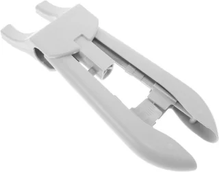 Kledinghanger stoomstrijkijzer - 46 x 15 x 3.5 cm - lichtgrijs