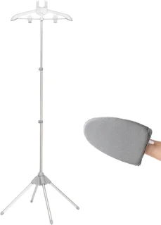 Kledingrek stoomhanger houder grijs