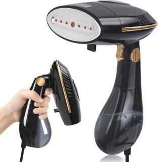 Kledingstomer 1500W, Snelle Opwarming & 25 g/min Stoom - Opvouwbaar Stoomstrijkijzer voor Kantoor en Thuis