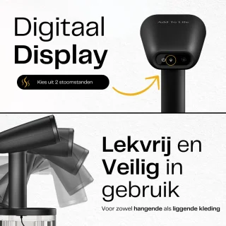 Kledingstomer 1600W met 2 Stoomstanden en Reistas