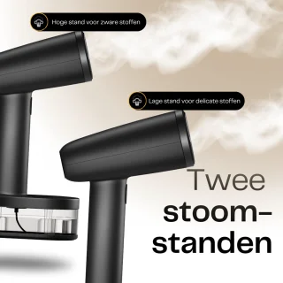 Kledingstomer 1600W met 2 Stoomstanden en Reistas