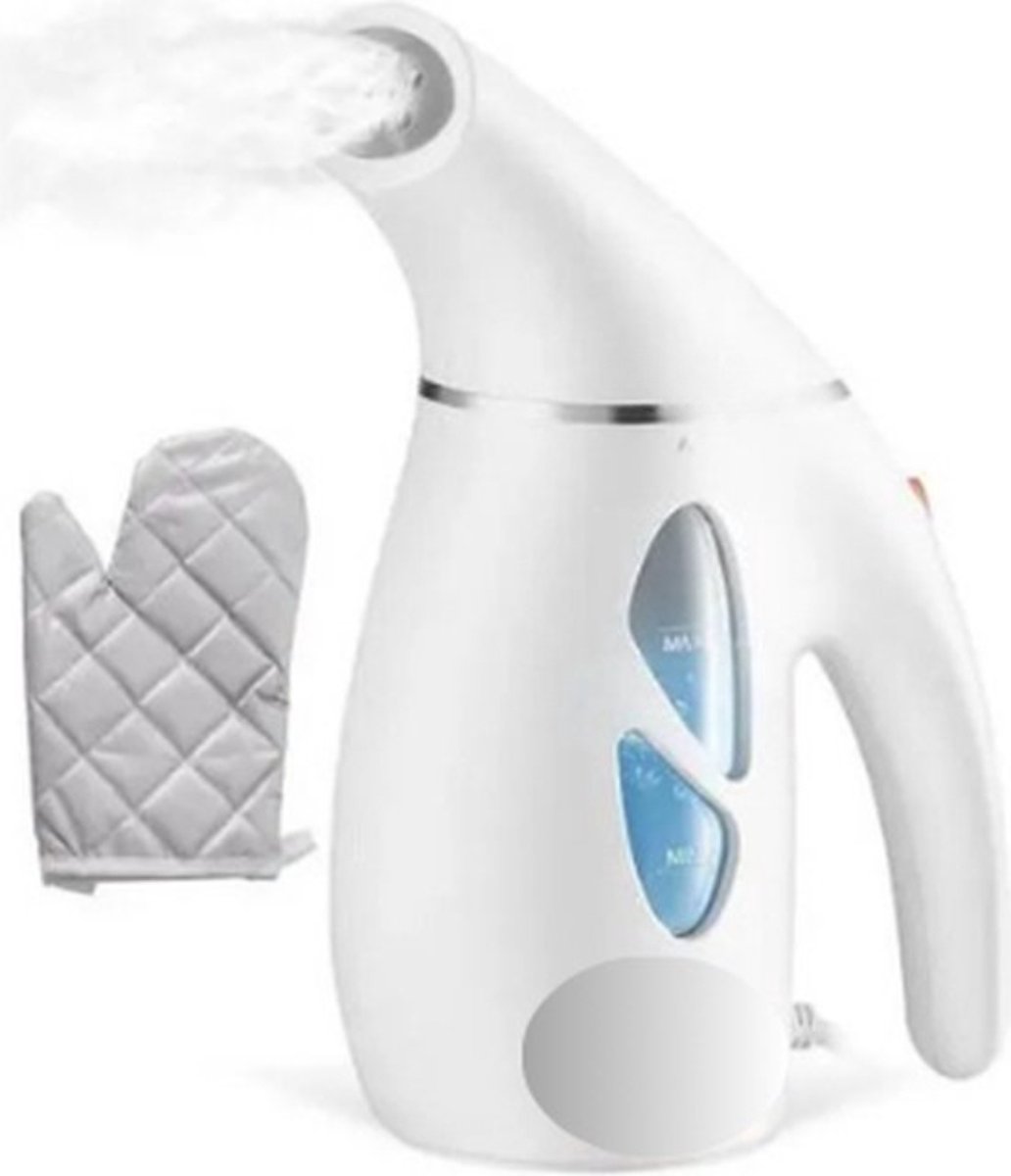 Kledingstomer 900W wit inclusief hittebestendige handschoen