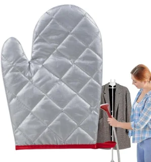 Kledingstomer anti-stoomhandschoen zilver