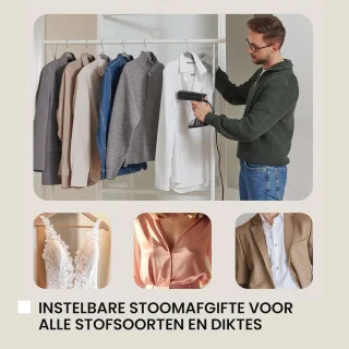 Kledingstomer en Strijkijzer 2-in-1