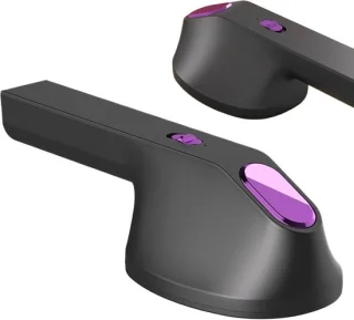 Kledingstomer handheld grijs 21,5 cm