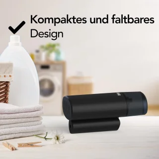 Kledingstomer handheld – stoomapparaat kleding – antraciet