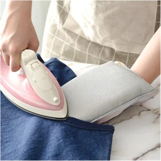 Kledingstomer Handschoen - Stoomhandschoen Strijkijzer Pad - Kleding Stomen - Anti-brandwonden Bescherming - One Size - Grijs B