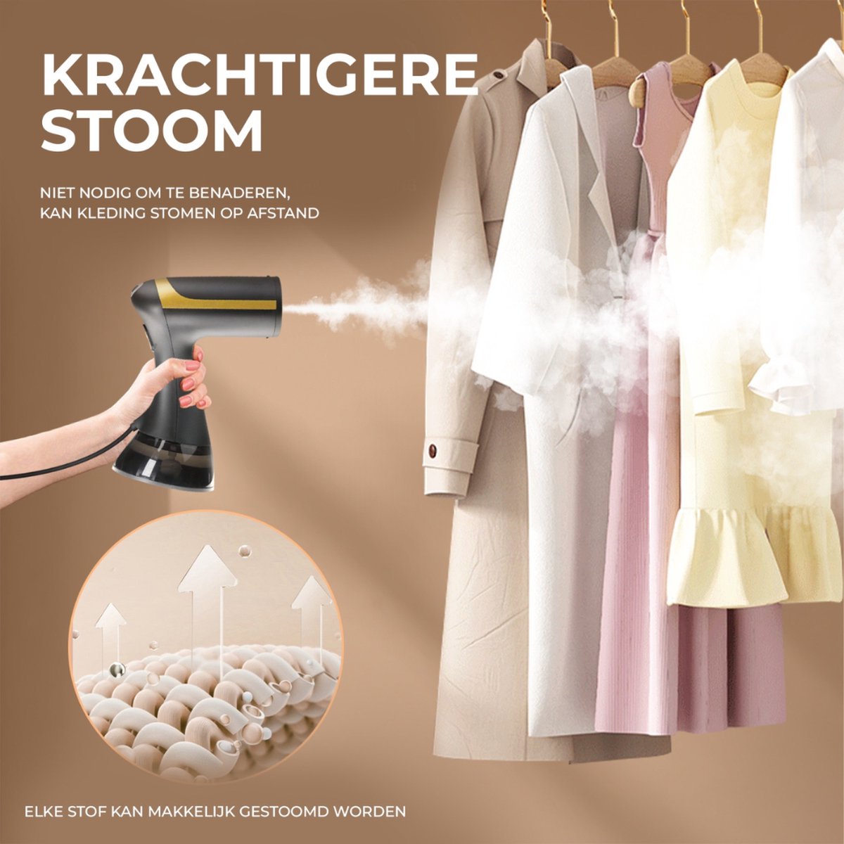 Kledingstomer Handstomer 350ml Zwart