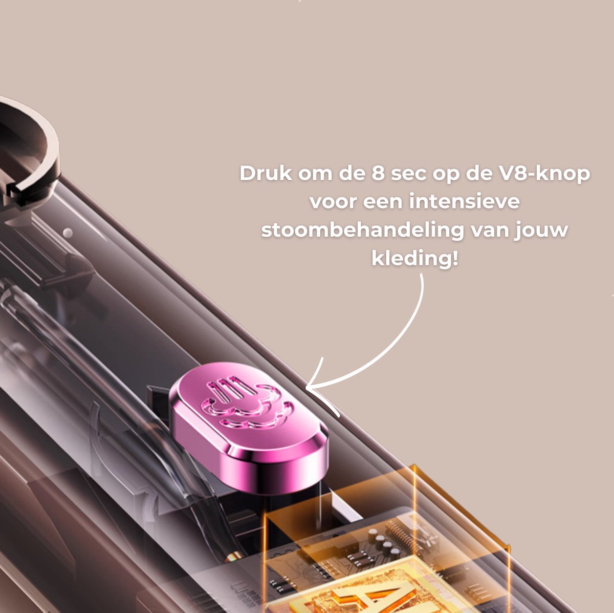 Kledingstomer Handstomer Stoomapparaat Inclusief Accessoires
