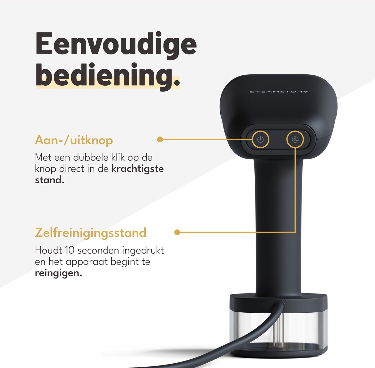 Kledingstomer Handstomer Stoomreiniger