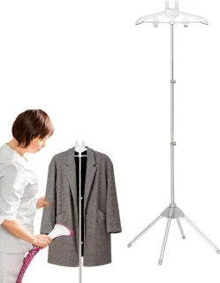 Kledingstomer hanger 155 cm grijs