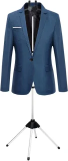 Kledingstomer Houder - Stoomrek Kleding - Kleding Verzorgen - Telescopische Hoogte - 160 cm - Zwart