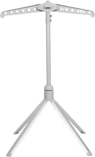 Kledingstomer met standaard - 147 x 55 x 46 cm - Grijs