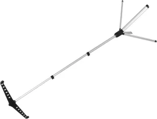 Kledingstomer met vloerhanger - Zwart