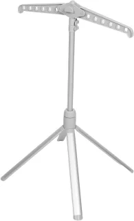 Kledingstomer stand met stoomrek hanger