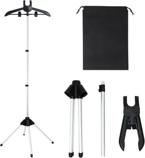 Kledingstomer stand zwart