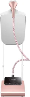 Kledingstomer stoomapparaat - wit/roze