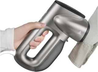 Kledingstomer stoomstrijkijzer reisstomer 118 ml zilver