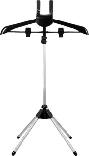 Kledingstomerhouder verstelbaar 85-160 cm zwart