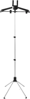 Kledingstomerrek Stoomstrijkstandaard 147 cm Zwart