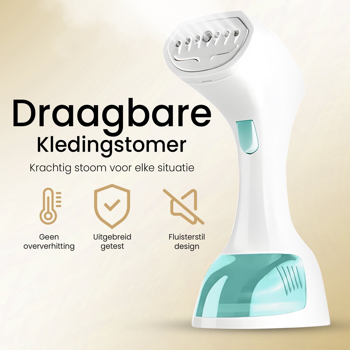 Krachtige Kledingstomer Handstomer 140ML met Accessoires