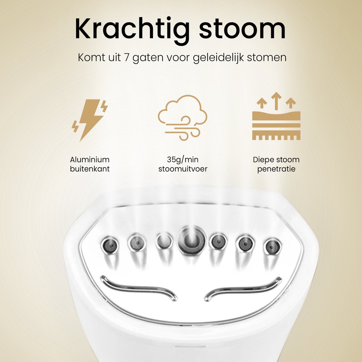 Krachtige Kledingstomer Handstomer 140ML met Accessoires