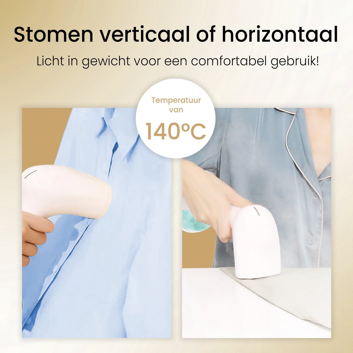 Krachtige Kledingstomer Handstomer 140ML met Accessoires