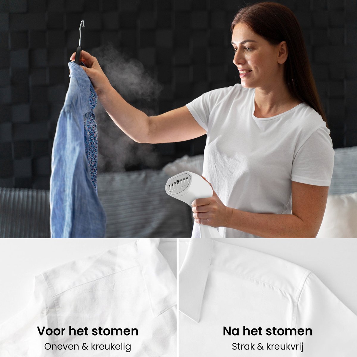 Krachtige Kledingstomer Handstomer 140ML met Accessoires