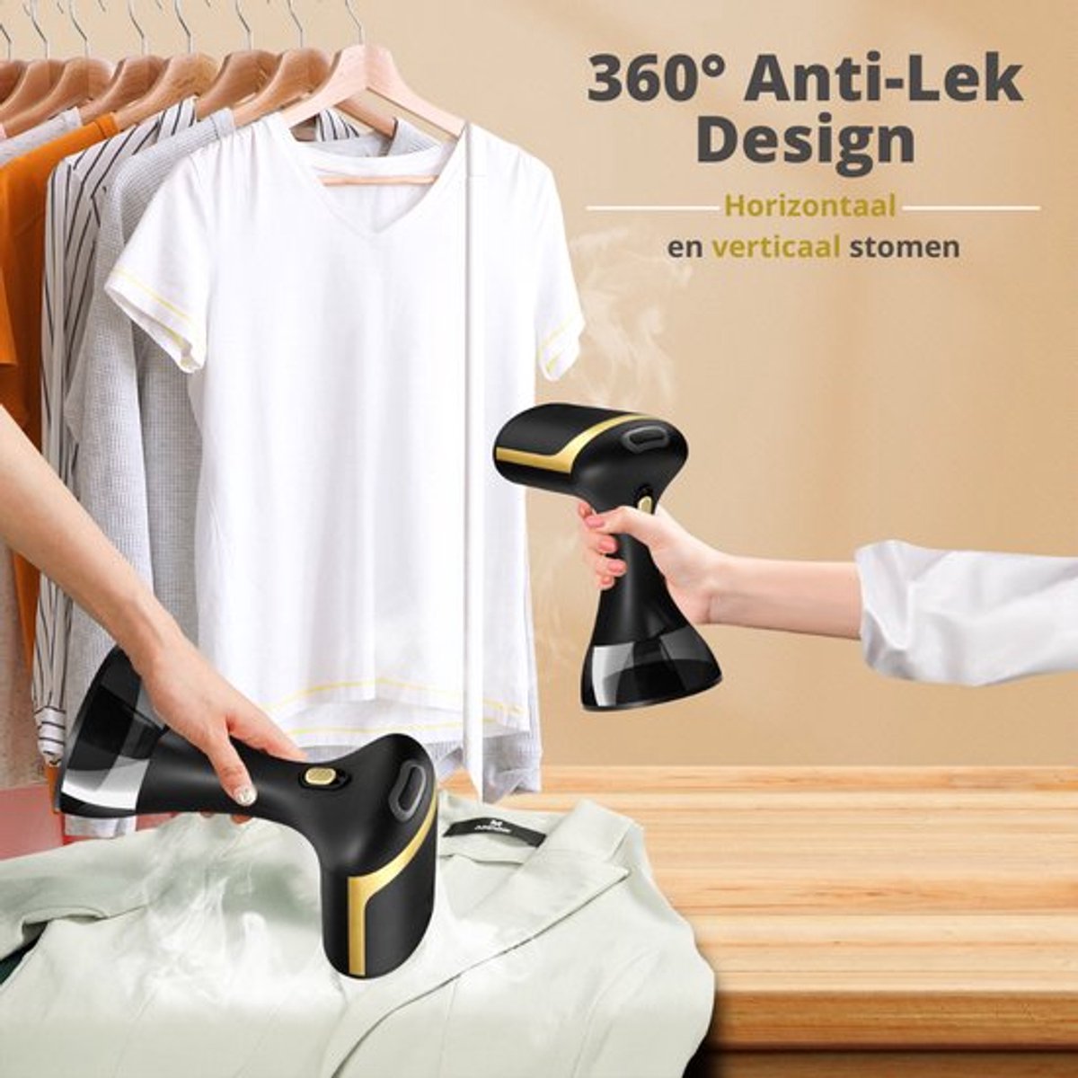 Levanda Luxe Handstomer 1800W 280ml Zwart