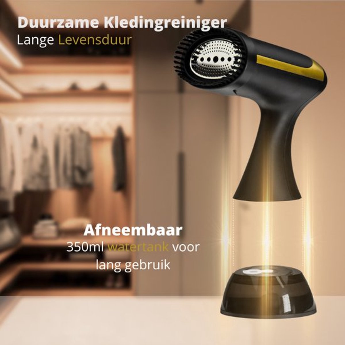 Levanda Luxe Handstomer 1800W 280ml Zwart