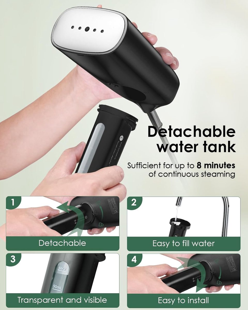 Lexium Handstomer voor Kleding