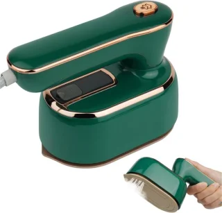 Lìon reisstrijkijzer handstomer mini groen