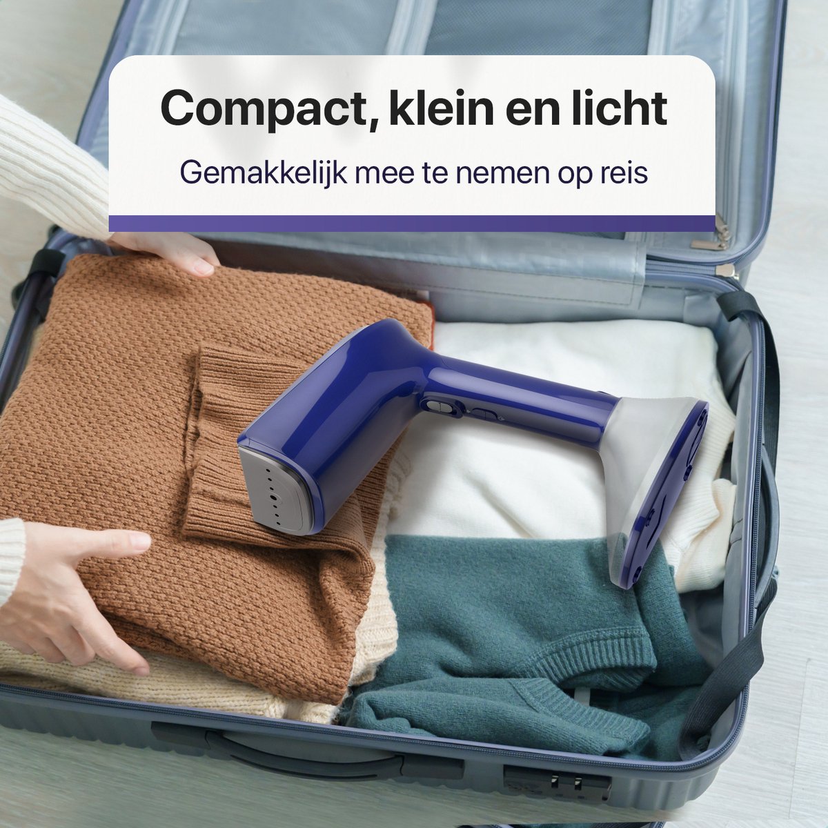 LUMAN G2 Kledingstomer Blauw 300ml