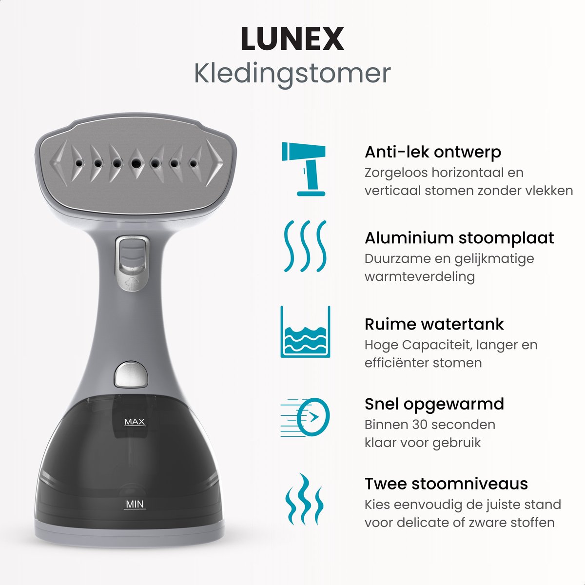 Lunex Kledingstomer Handstomer