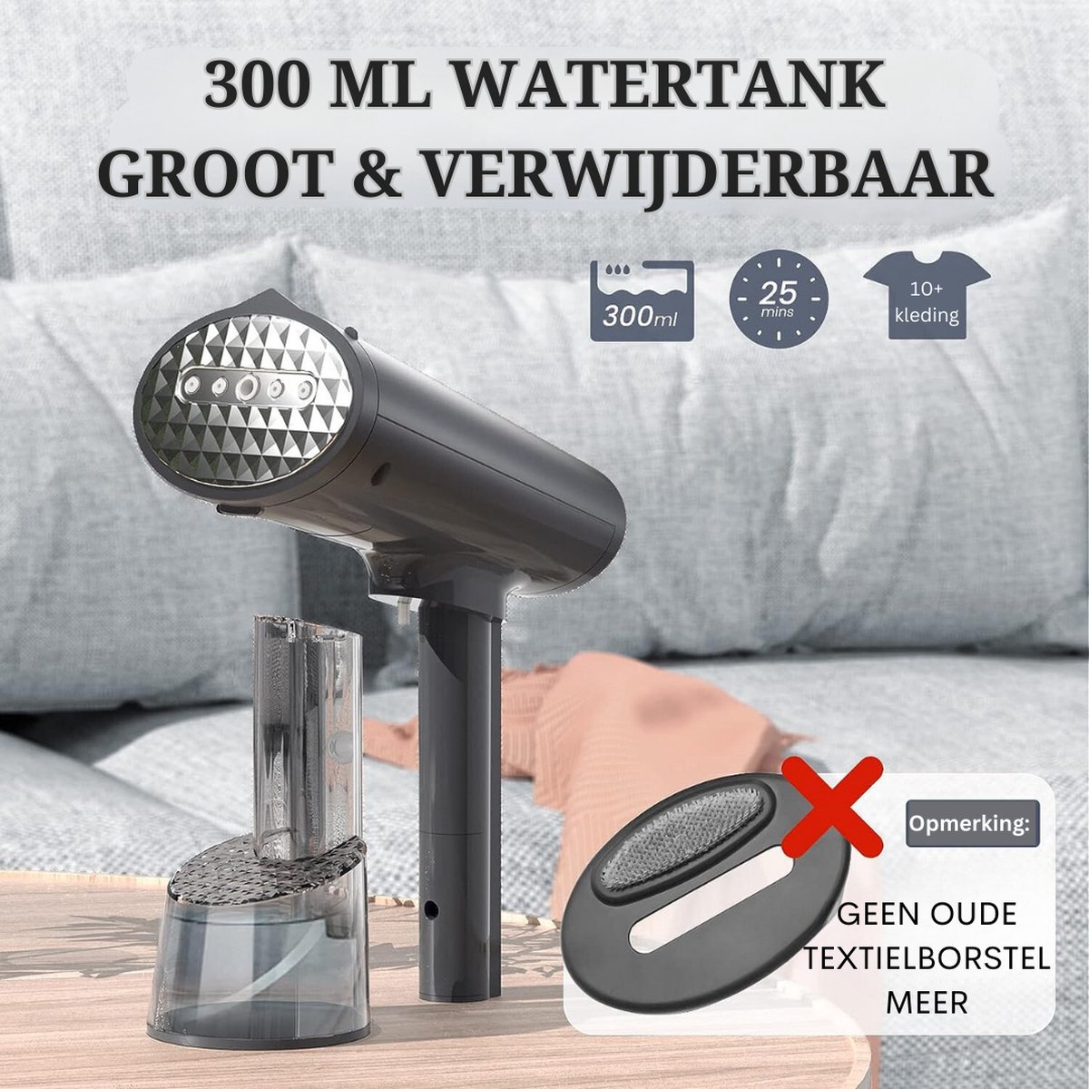 Luxe 1400W Kledingstomer Handstomer