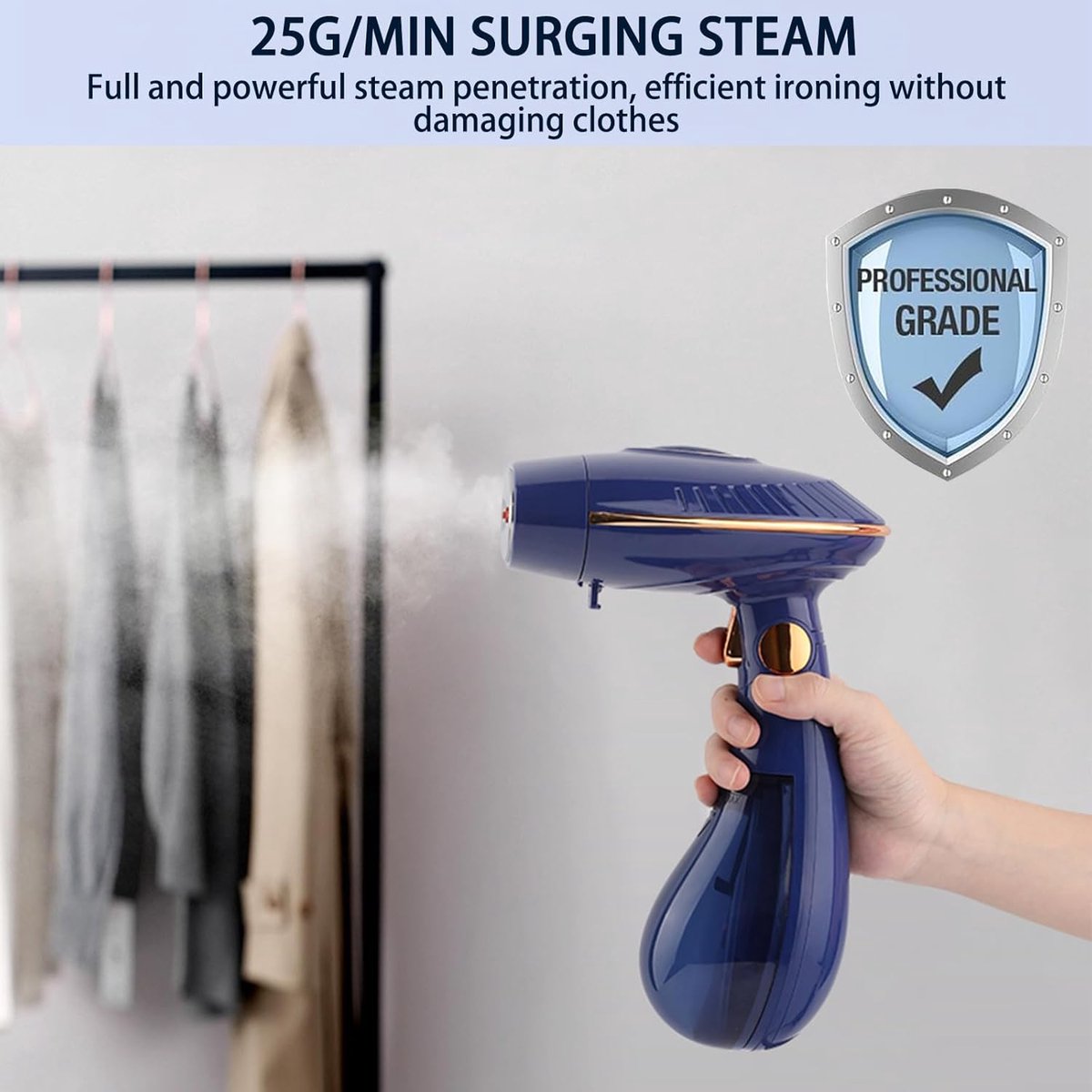 merk Kledingstomer 1500W blauw
